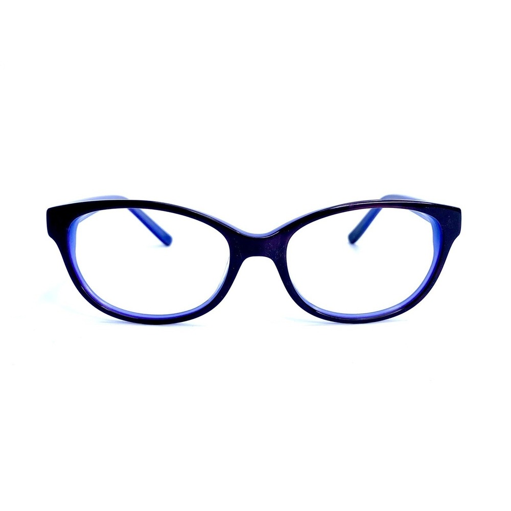 Kate Spade NY Black Blue Oval Eyeglasses W Flex Temples Purdy 0X14 52 16 135